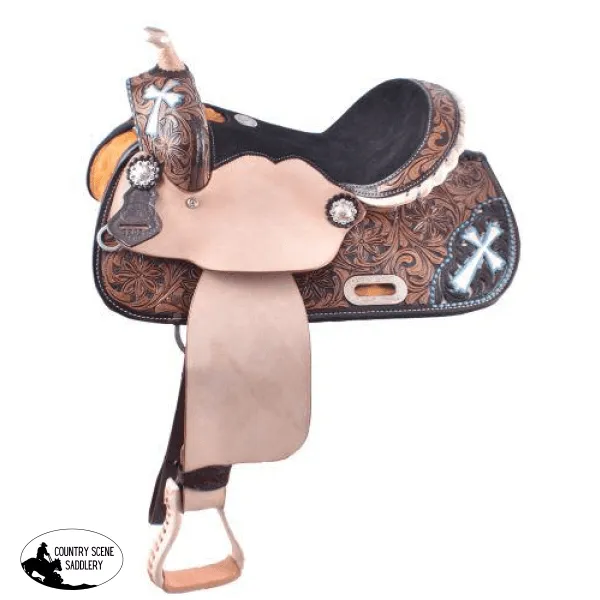 13" Double T  Barrel style saddle