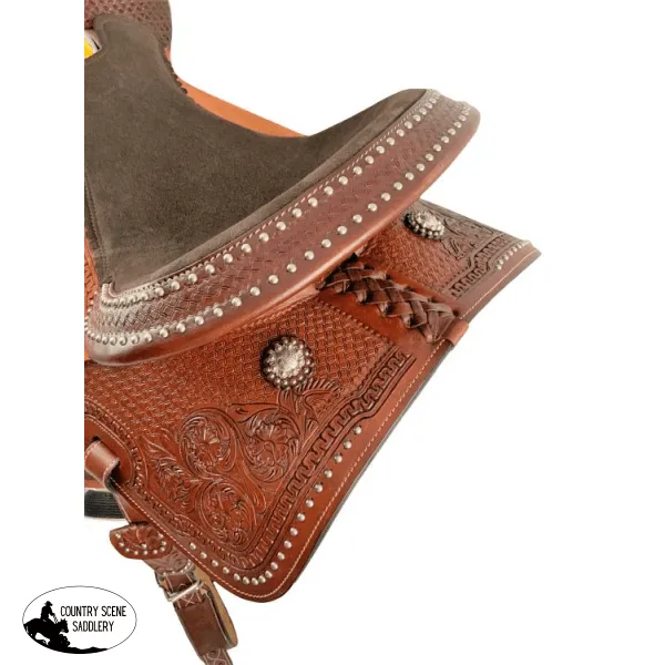 15" Barrel style western saddle