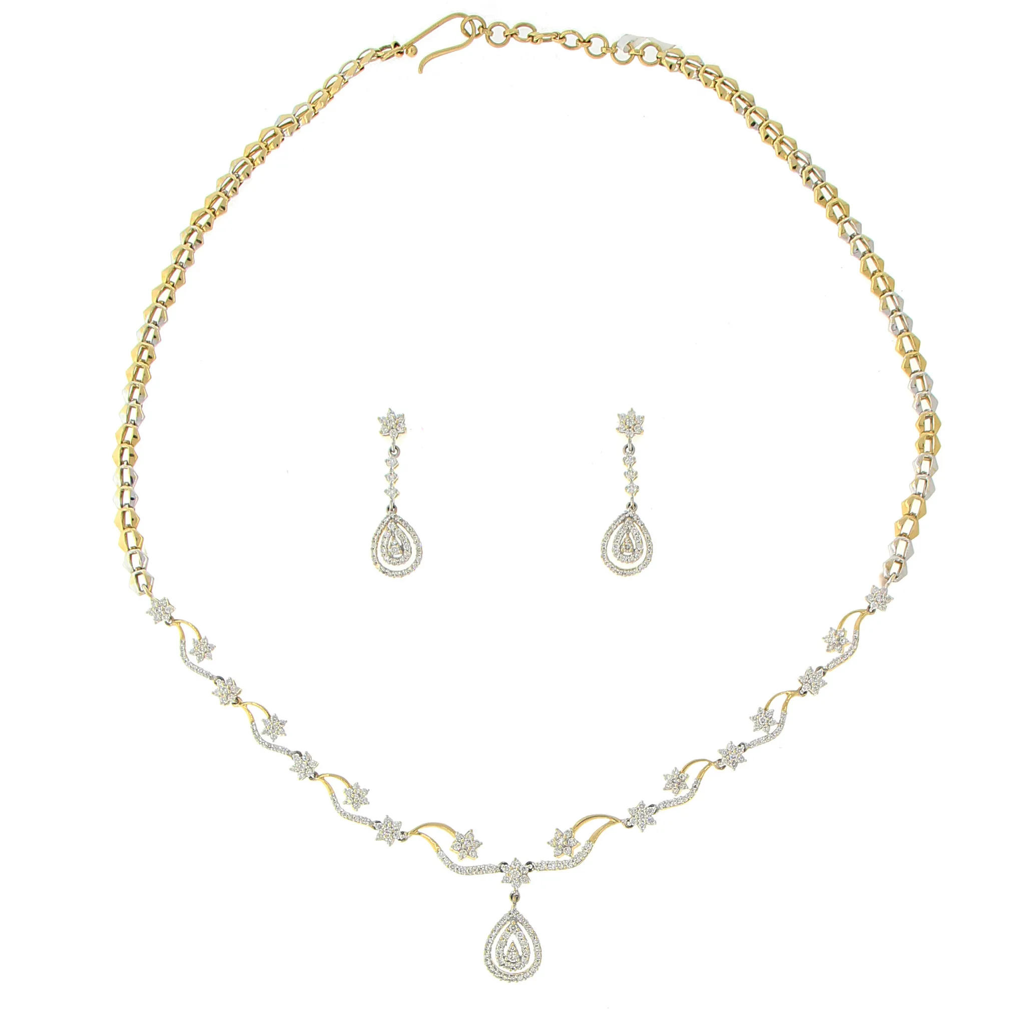 3-PIECE DIAMOND NECKLACE SET