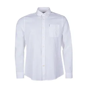 Camicia Barbour Linen Mix 1 Tailored Bianco