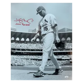 Jim Edmonds St Louis Cardinals Autographed 16x20 w/ "Jimmy Ball Game" Inscription - JSA COA