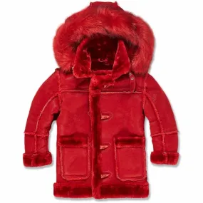 Kids Jordan Craig Denali Shearling Jacket (Red) 91540K