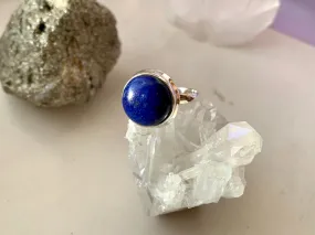 Lapis Lazuli Ari Ring - Med. Round (US 8)