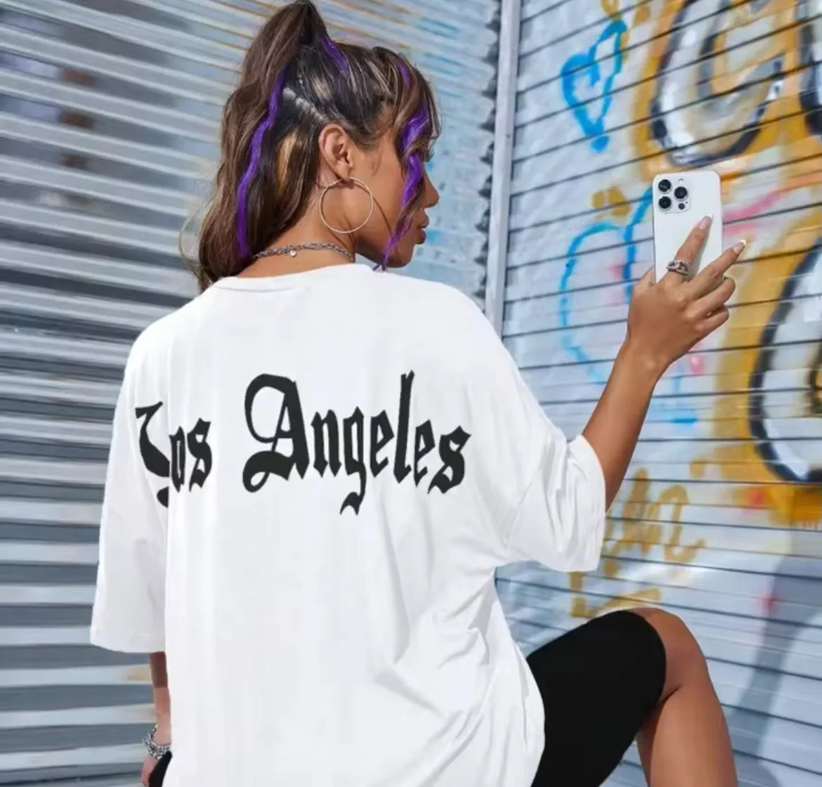 “Los Angeles”  Casual T-Shirt, Loose, Women’s