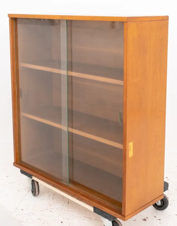 Mid-Century Scandinavian Style Walnut Bookcase