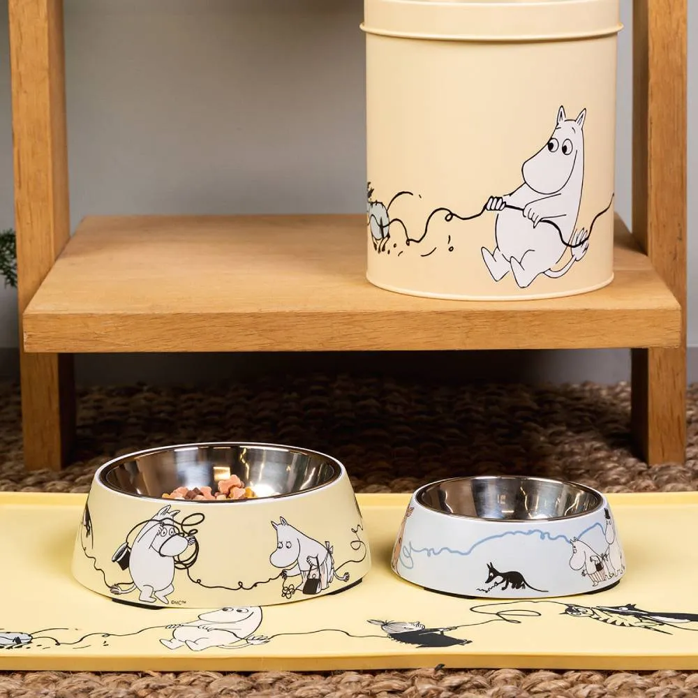 Moomin For Pets Food Bowl Yellow M - Muurla