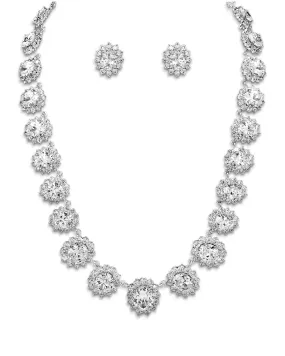 Oval Statement Style Wedding Necklace