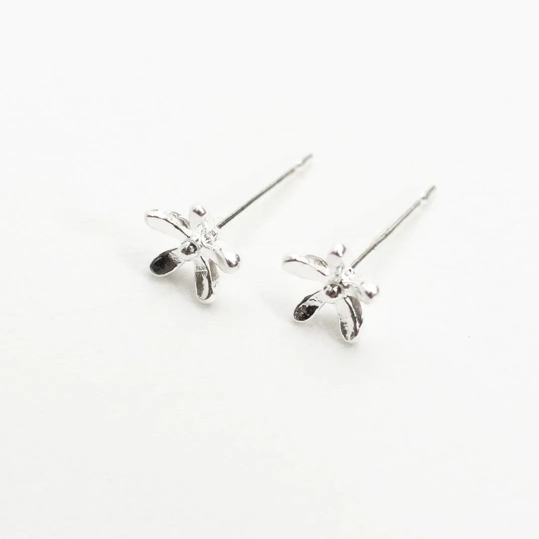 Silver Daisy Studs