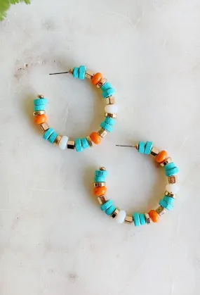 Sweet Life Earrings in Turquoise